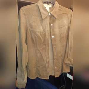 JNY 100% Silk Button Down Size 12P